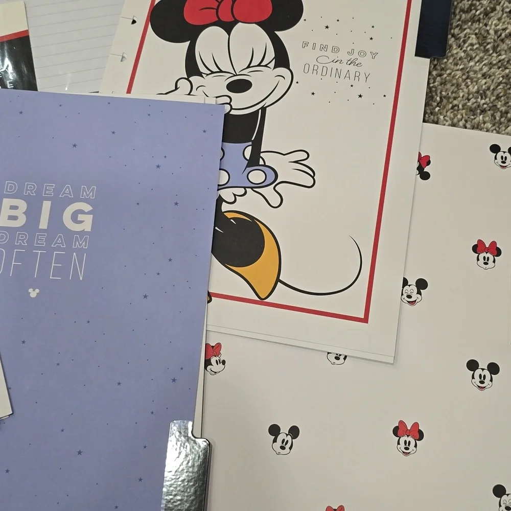 The Happy Planner Disney Mickey Mouse Undated Calender Extension Pack & Paper
